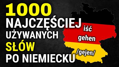 1000 Słów Po Niemiecku Pdf 1000 Najczęściej używanych słów po niemiecku PDF/MP3/MP4 | Nauka  Angielskiego